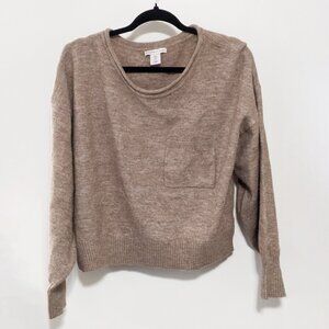 Sincerely Jules Women's Size Large Brown Heather Sweater Pullover Casual Comfort